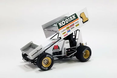 ModelToyCars Winged Sprint Car, #1 Sammy Swindell - Acme A1809524 - 1/18 Scale Diecast Model Toy Car
