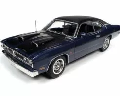 1971 Dodge Demon GSS Mr. Norm's, Plum Crazy Purple - Auto World AMM1255 - 1/18 Scale Diecast Model Toy Car