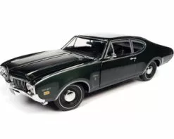 1969 Oldsmobile Cutlass SW-31 Post Coupe (MCACN), Glade Green Auto World - 1/18 Scale Diecast Car