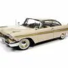 1957 Plymouth Fury Hardtop, Sand Dune White And Gold - Auto World AW272 - 1/18 Scale Diecast Car