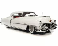 1953 Cadillac Eldorado Soft Top, Alpine White - Auto World AW316 - 1/18 Scale Diecast Model Toy Car