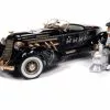 1935 Auburn 851 Speedster W/ Mr. Monopoly Figure - Auto World AWSS140 - 1/18 Scale Diecast Car