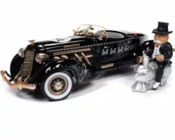 1935 Auburn 851 Speedster W/ Mr. Monopoly Figure - Auto World AWSS140 - 1/18 Scale Diecast Car
