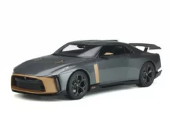 Nissan GT-R50 By Italdesign Hardtop, Liquid Kinetic Gray - GT Spirit GT300 - 1/18 Scale Resin Car