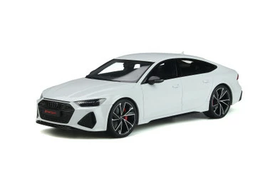 2020 Audi RS 7 Sportback, Glacier White Metallic - GT Spirit GT302 - 1/18 Scale Resin Model Toy Car