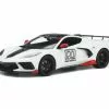 2020 Chevy Corvette C8 Stingray Official Pace Car, Artic White - GT Spirit GT370 - 1/18 Resin Car
