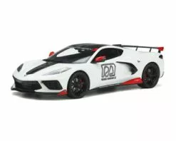 2020 Chevy Corvette C8 Stingray Official Pace Car, Artic White - GT Spirit GT370 - 1/18 Resin Car