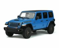 2021 Jeep Wrangler Rubicon 392, Blue With Black - GT Spirit GT371 - 1/18 Scale Resin Model Toy Car