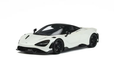 2020 McLaren 765 LT, White - GT Spirit GT861 - 1/18 Scale Resin Model Toy Car