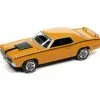 1970 Mercury Cougar Eliminator, Orange - Johnny Lightning JLSP186 - 1/64 Scale Diecast Car