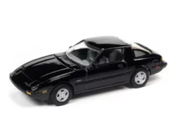 1981 Mazda RX-7, Brilliant Black - Johnny Lightning JLSP191/24A - 1/64 Scale Diecast Model Toy Car