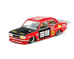 Datsun 510 Pro Street SK510, Red /Black - Mini GT KHMG003R - 1/64 Scale Diecast Model Toy Car