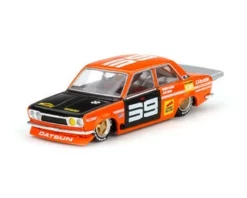 Datsun 510 Pro Street SK510, Orange /Black - Mini GT KHMG004OR - 1/64 Scale Diecast Model Toy Car