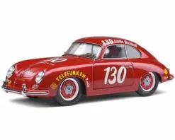 1953 Porsche 356 Pre-A, #130 James Dean Tribute - Solido S1802804 - 1/18 Scale Diecast Model Toy Car