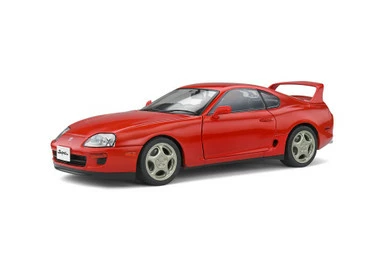 1993 Toyota Supra MK.4, Red - Solido S1807601 - 1/18 Scale Diecast Model Toy Car