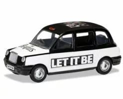 The Beatles London Taxi 'Let It Be', Black And White - Corgi CG85926 - 1/36 Scale Diecast Car