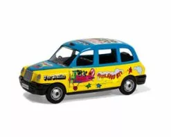 The Beatles London Taxi 'Hello, Goodbye', Yellow And Blue - Corgi CG85930 - 1/36 Scale Diecast Car