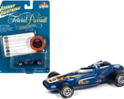 Johnny Lightning Special With Poker Chip (Collector Token) And Game Card, Blue Metallic - Johnny Lightning JLSP137/24 - 1/64 Scale Diecast Model Toy Car