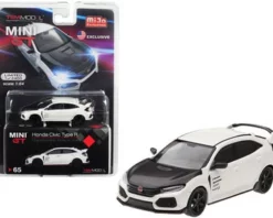 Honda Civic Type R (FK8), White - Mini GT MGT00065-MJ - 1/64 Scale Diecast Model Toy Car