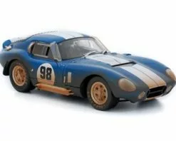 Shelby Collectibles 1965 Shelby Cobra Daytona Coupe After Race #98, Shelby SC133 - 1/18 Scale Diecast Model Toy Car