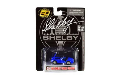 1962 Shelby Cobra CSX200, Blue - Shelby Collectibles SC16403N - 1/64 Scale Diecast Model Toy Car
