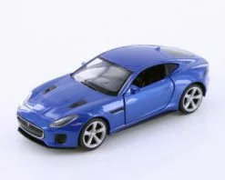 Jaguar F-Type, Blue - Showcasts TM012012 - 1/36 Scale Diecast Model Toy Car