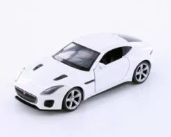 Jaguar F-Type, White - Showcasts TM012012 - 1/36 Scale Diecast Model Toy Car